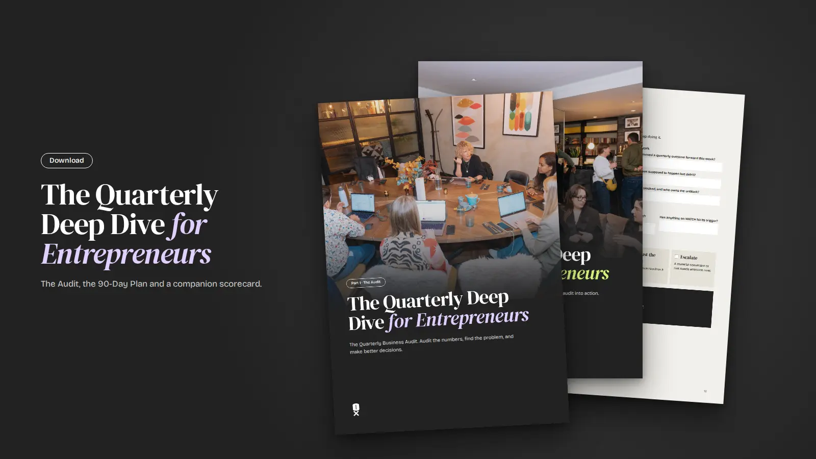 Reflection isn’t a review: how to actually audit your business every quarter